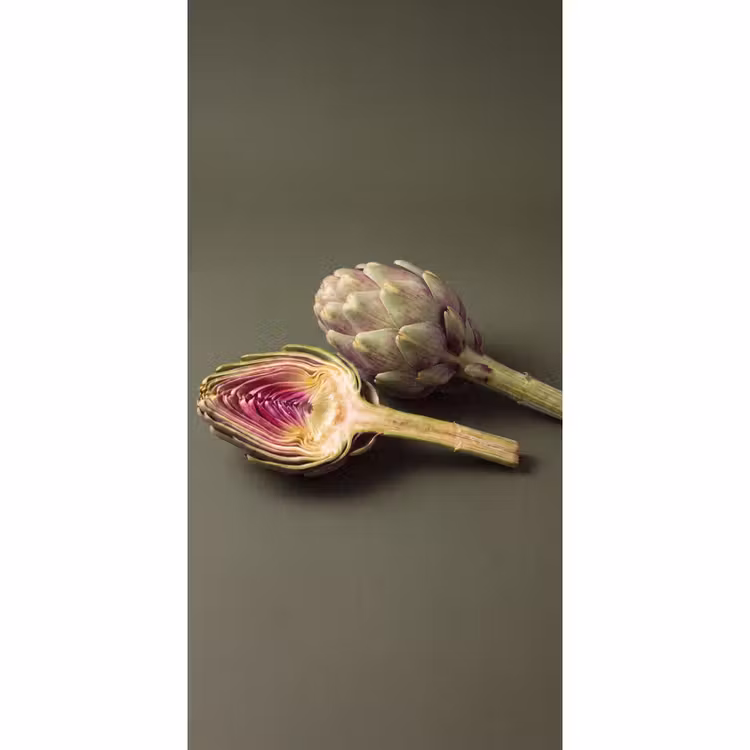 Behang - Artisjok - Paars - Voedsel — 2
