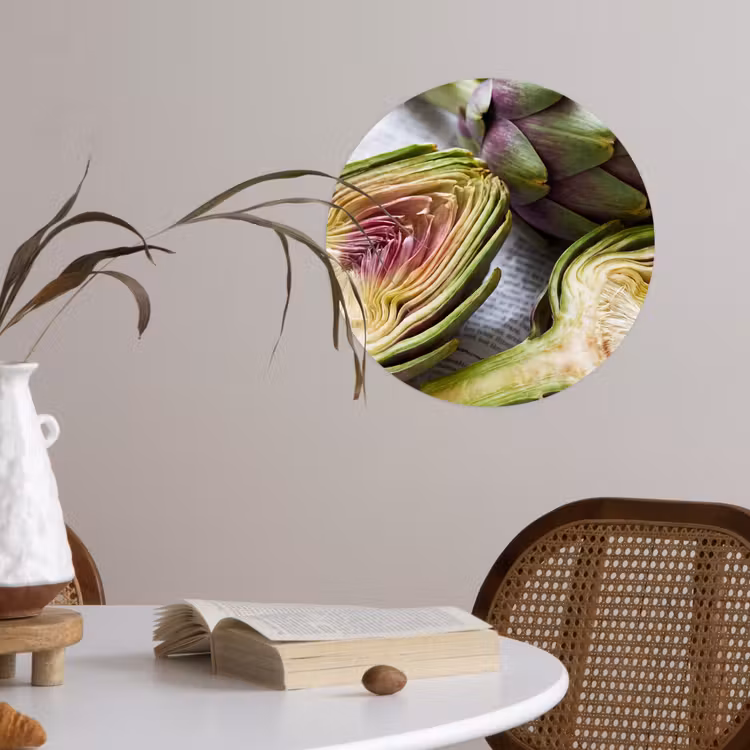 Behangcirkel - Artisjok - Doorgesneden - Eten — 4
