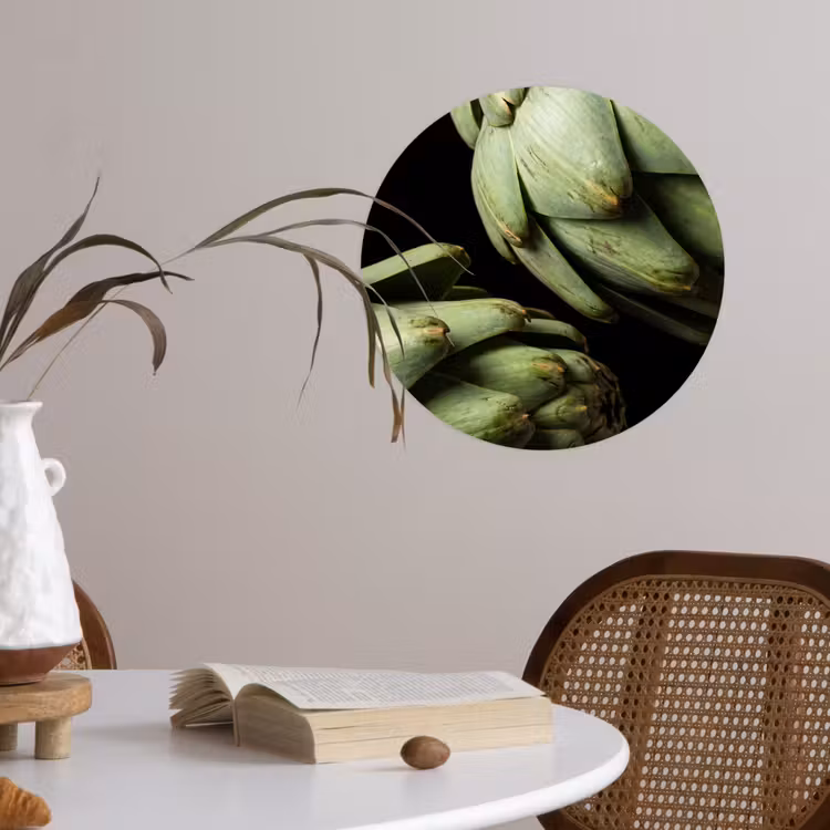Behangcirkel - Artisjok - Groen - Eten — 4