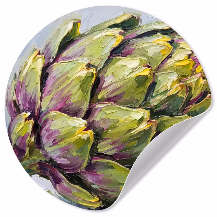 Behangcirkel - Eten - Artisjok - Modern — 1