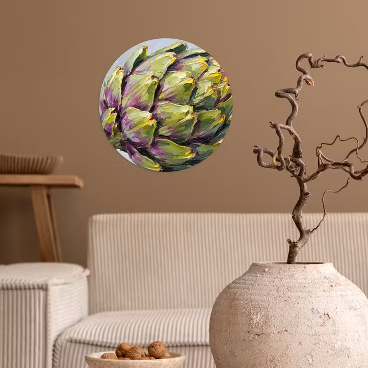 Behangcirkel - Eten - Artisjok - Modern — 2