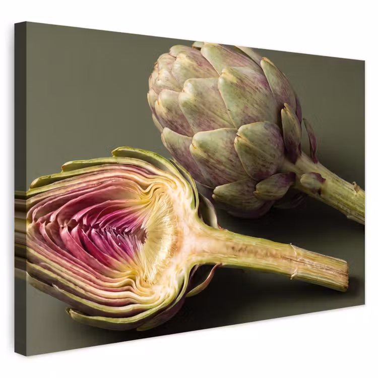 Buiten canvas - Artisjok - Paars - Voedsel — 1