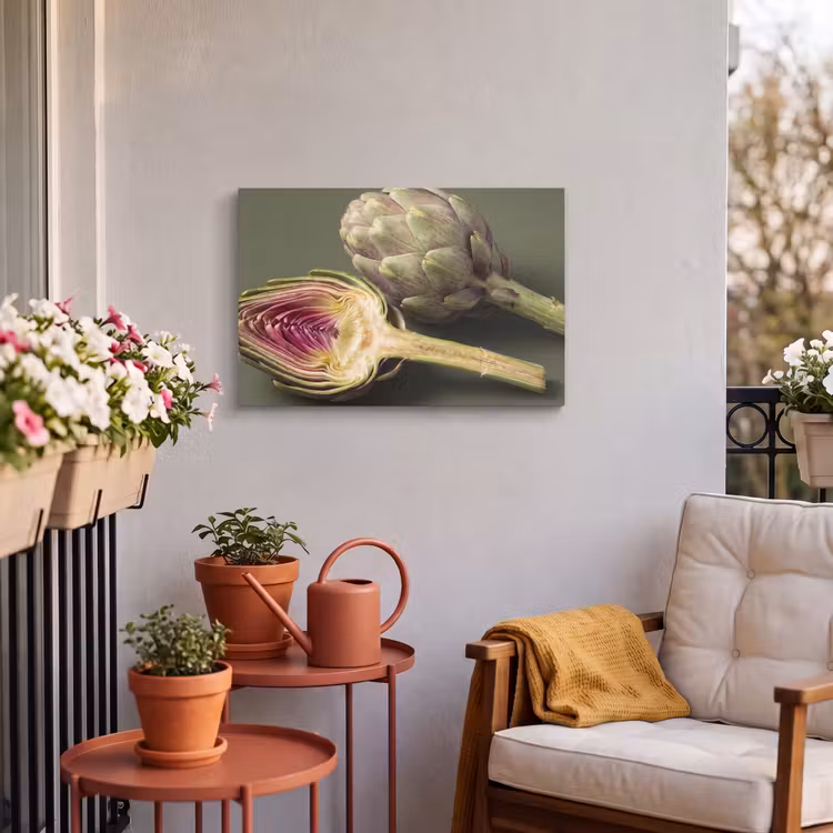 Buiten canvas - Artisjok - Paars - Voedsel — 3