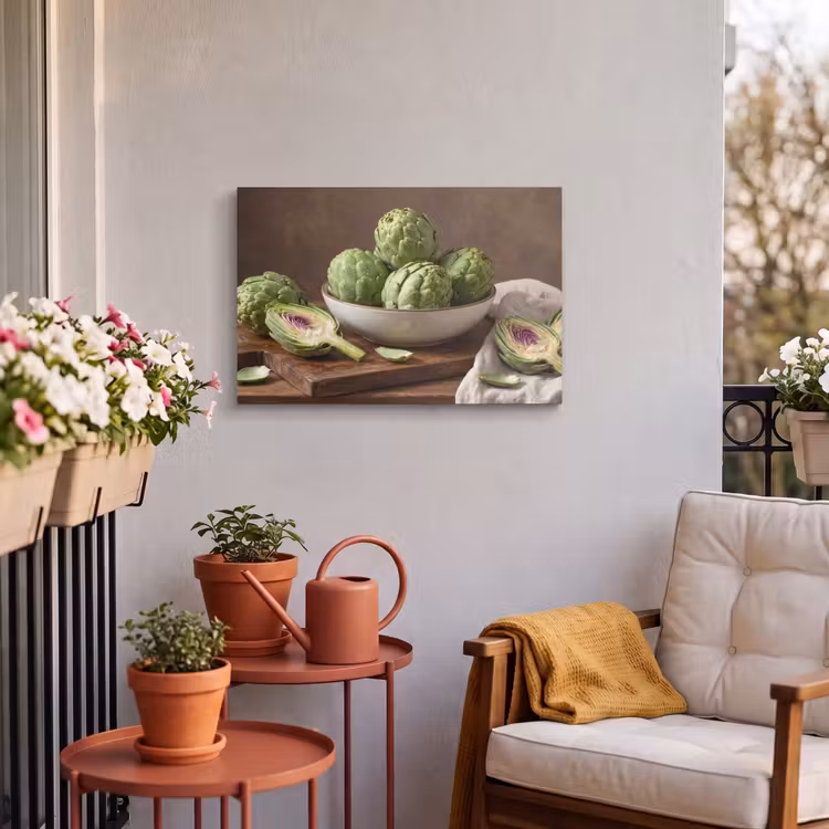 Buiten canvas - Groenten - Artisjok - Keuken — 3