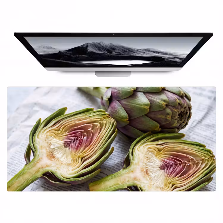 Bureau onderlegger - Artisjok - Doorgesneden - Eten — 1