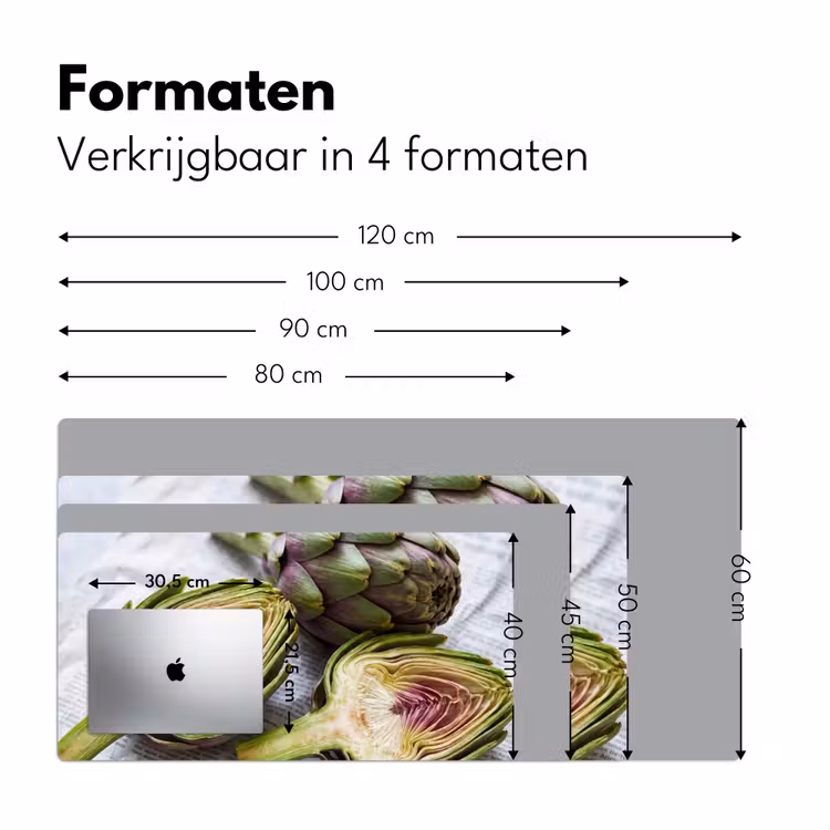 Bureau onderlegger - Artisjok - Doorgesneden - Eten — 8