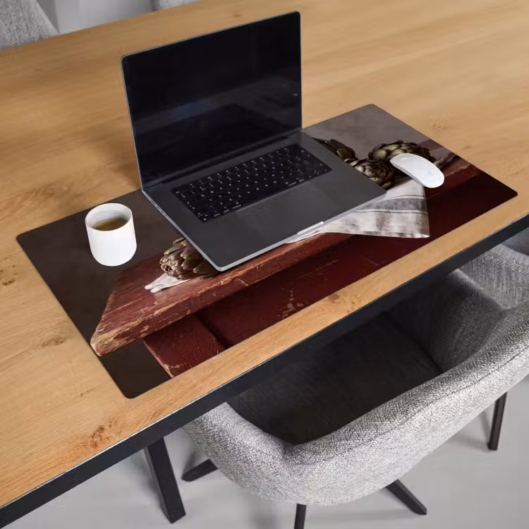 Bureau onderlegger - Artisjok - Eten - Rustiek — 3