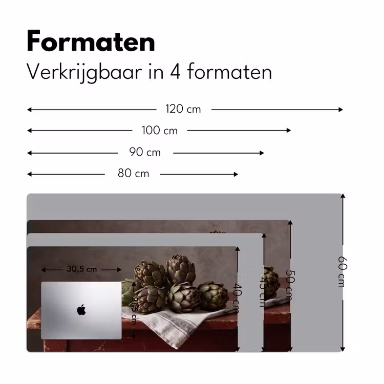 Bureau onderlegger - Artisjok - Eten - Rustiek — 8