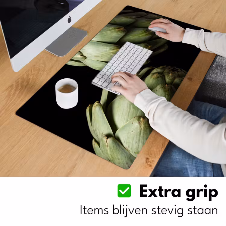 Bureau onderlegger - Artisjok - Groen - Eten — 6