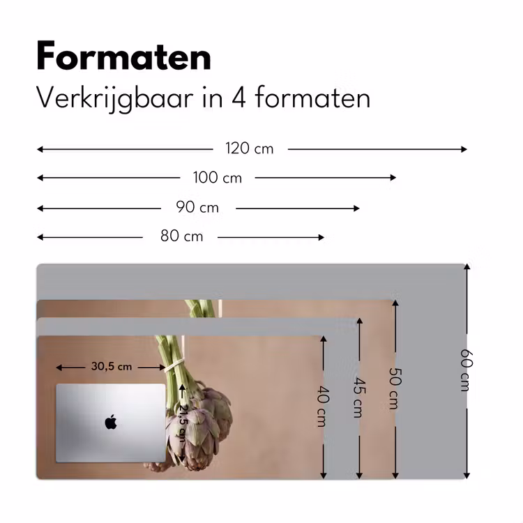 Bureau onderlegger - Artisjokken - Hangend - Groenten — 8