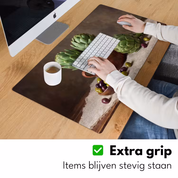 Bureau onderlegger - Artisjokken - Olijven - Eten — 6