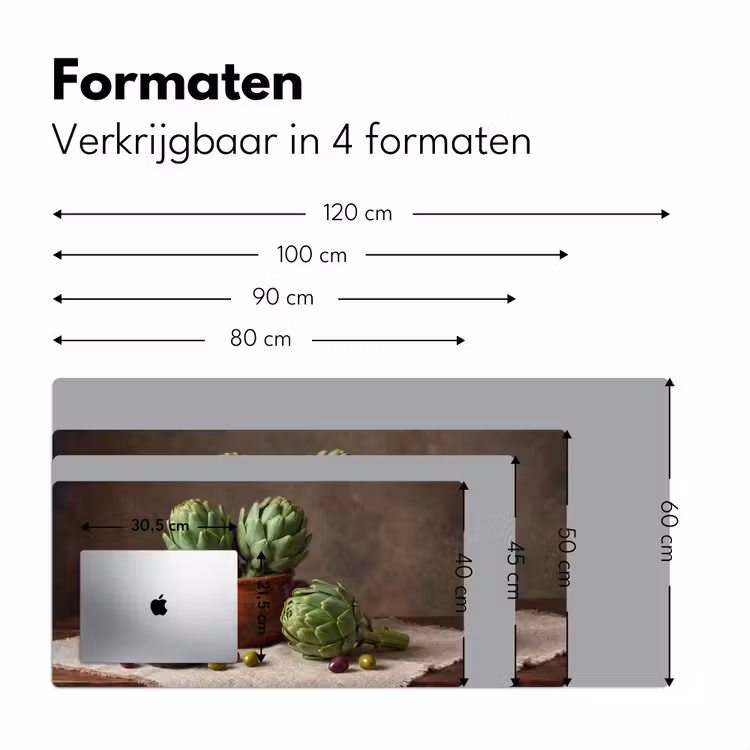 Bureau onderlegger - Artisjokken - Olijven - Eten — 8
