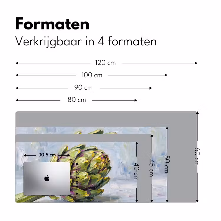 Bureau onderlegger - Eten - Artisjok - Modern — 8