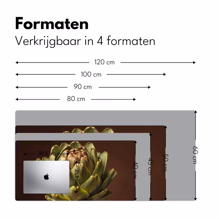 Bureau onderlegger - Groente - Artisjok - Groen — 8