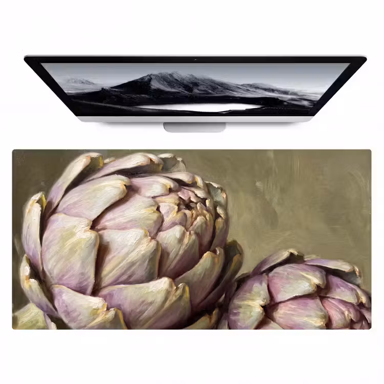 Bureau onderlegger - Groente - Stilleven - Schilderij — 1