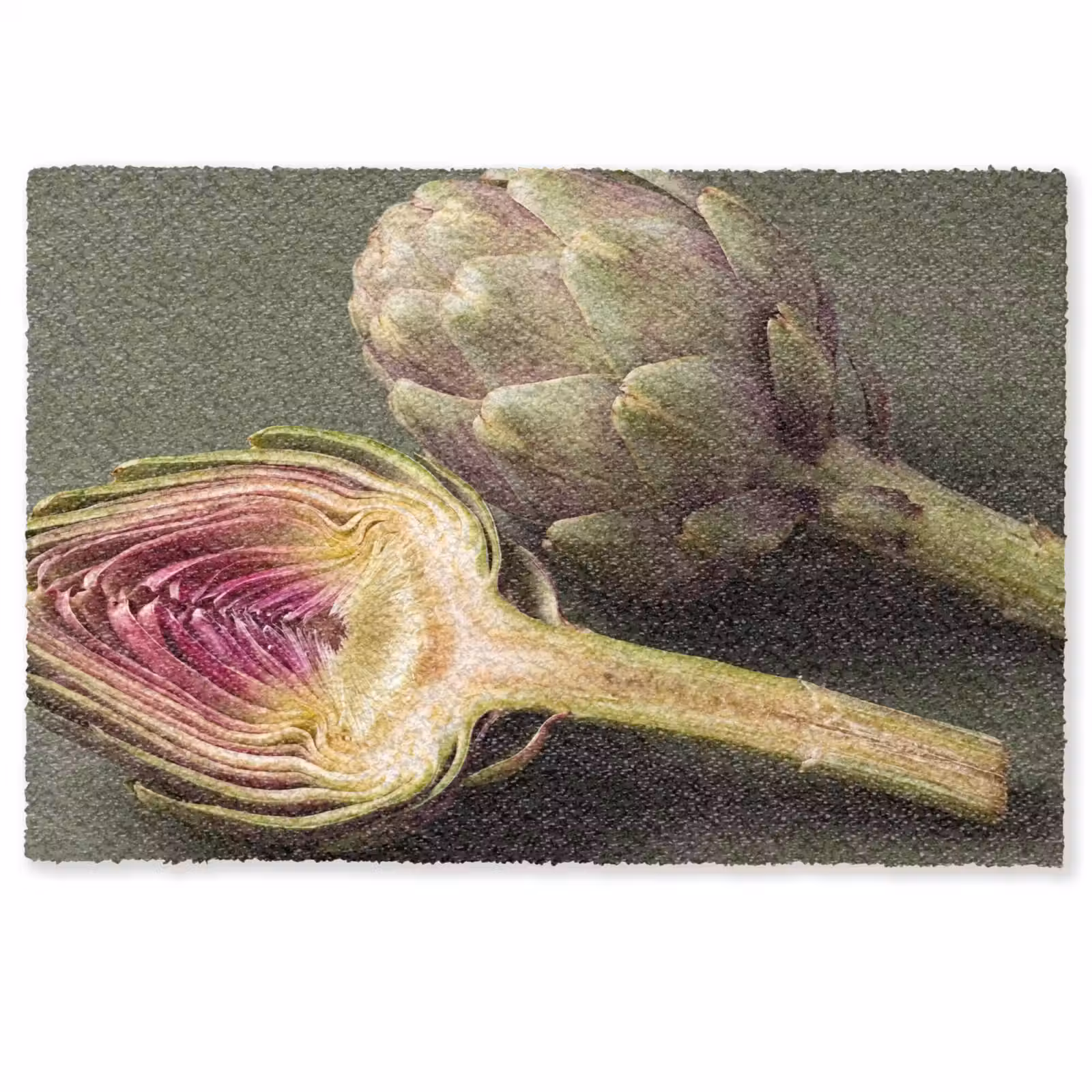 Deurmat - Artisjok - Paars - Voedsel — 1