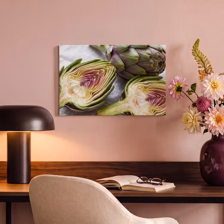 Canvas schilderij - Artisjok - Doorgesneden - Eten — 5