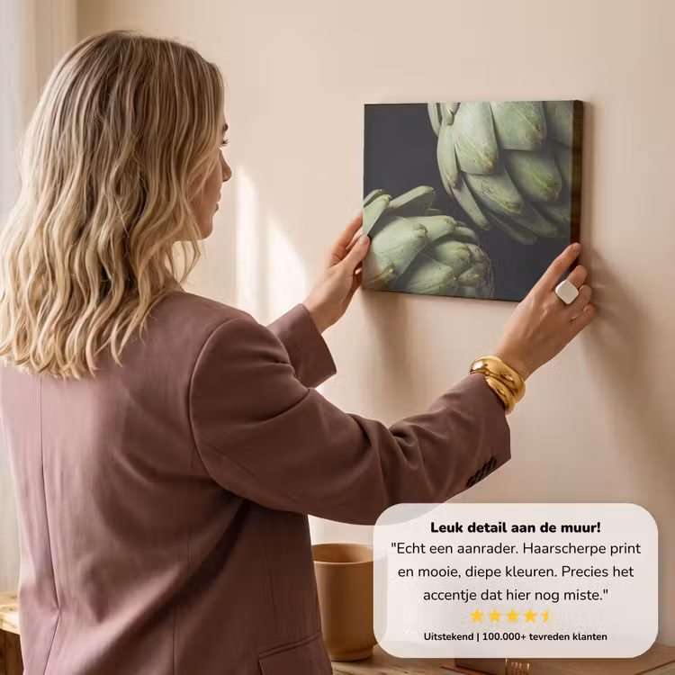 Canvas schilderij - Artisjok - Groen - Eten — 2