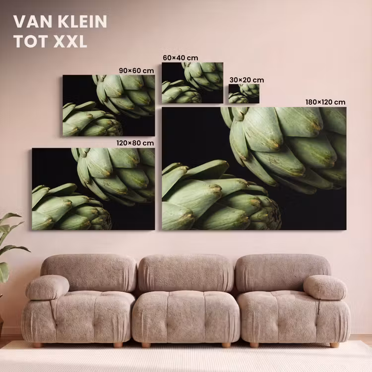 Canvas schilderij - Artisjok - Groen - Eten — 7