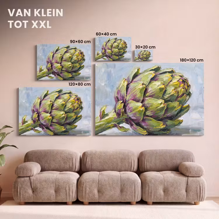 Canvas schilderij - Eten - Artisjok - Modern — 7