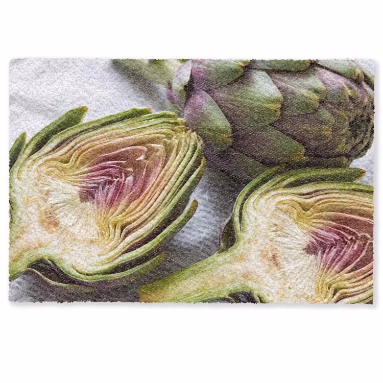 Deurmat - Artisjok - Doorgesneden - Eten — 1