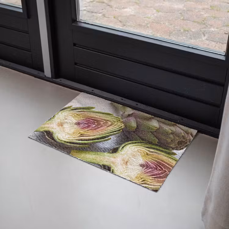 Deurmat - Artisjok - Doorgesneden - Eten — 2