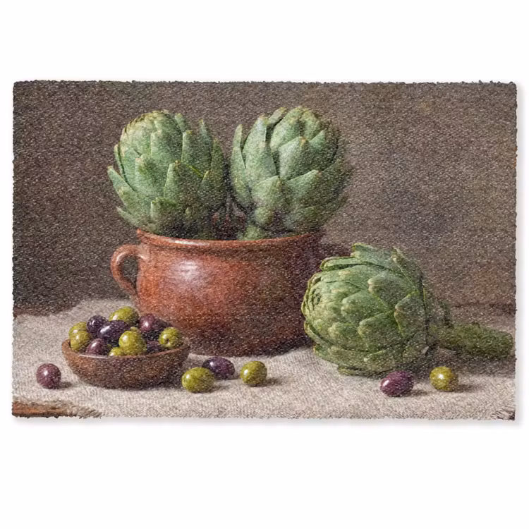 Deurmat - Artisjokken - Olijven - Eten — 1