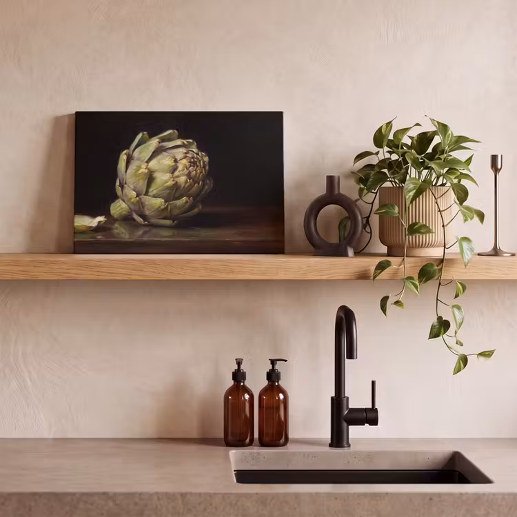 Canvas schilderij - Artichok - Eten - Klassiek — 3