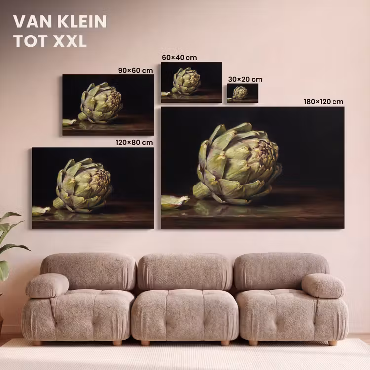 Canvas schilderij - Artichok - Eten - Klassiek — 7