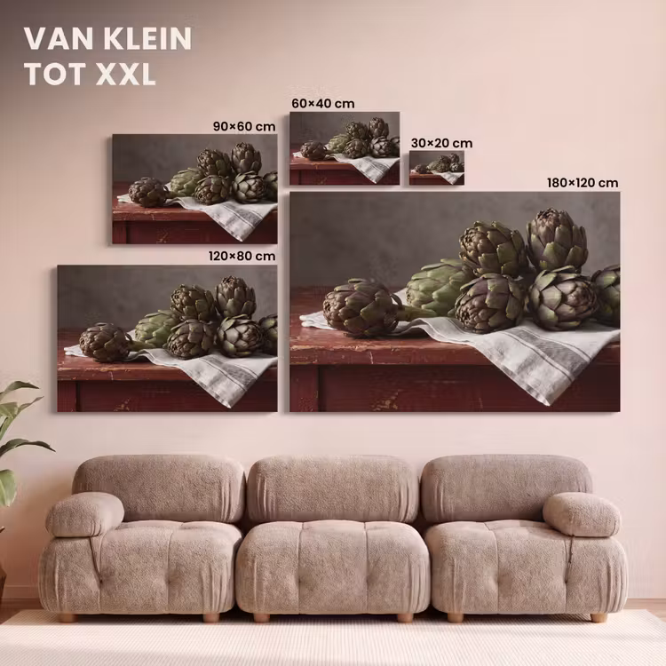 Canvas schilderij - Artisjok - Eten - Rustiek — 7