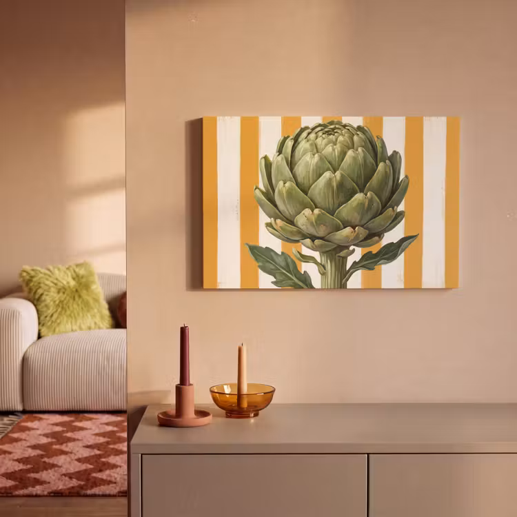 Canvas schilderij - Artisjok - Modern - Groente — 1