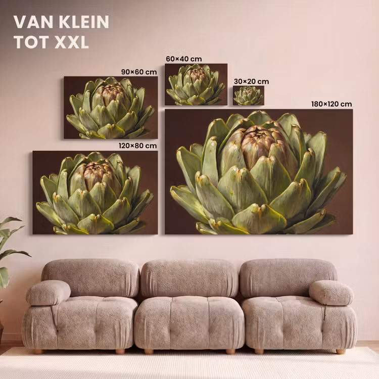 Canvas schilderij - Groente - Artisjok - Groen — 7
