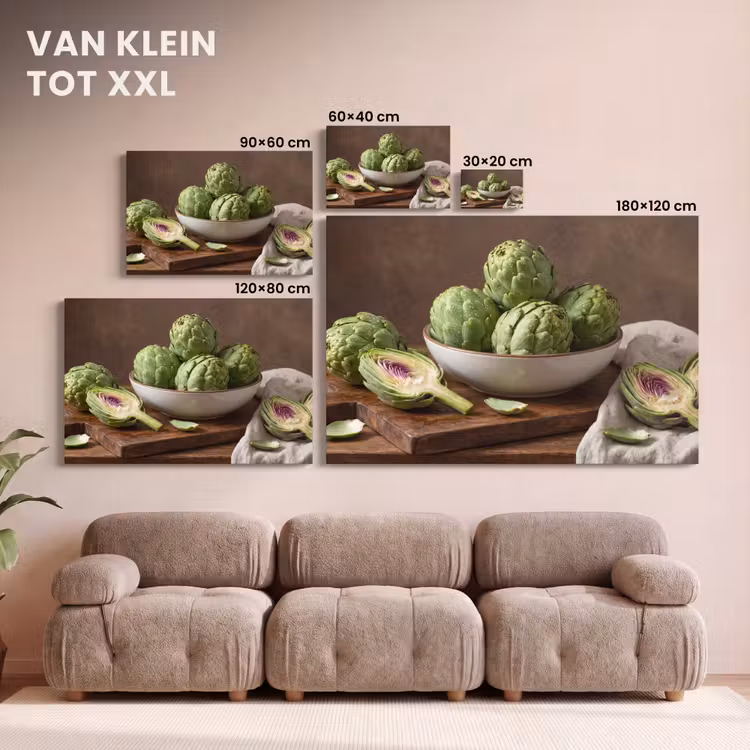 Canvas schilderij - Groenten - Artisjok - Keuken — 7