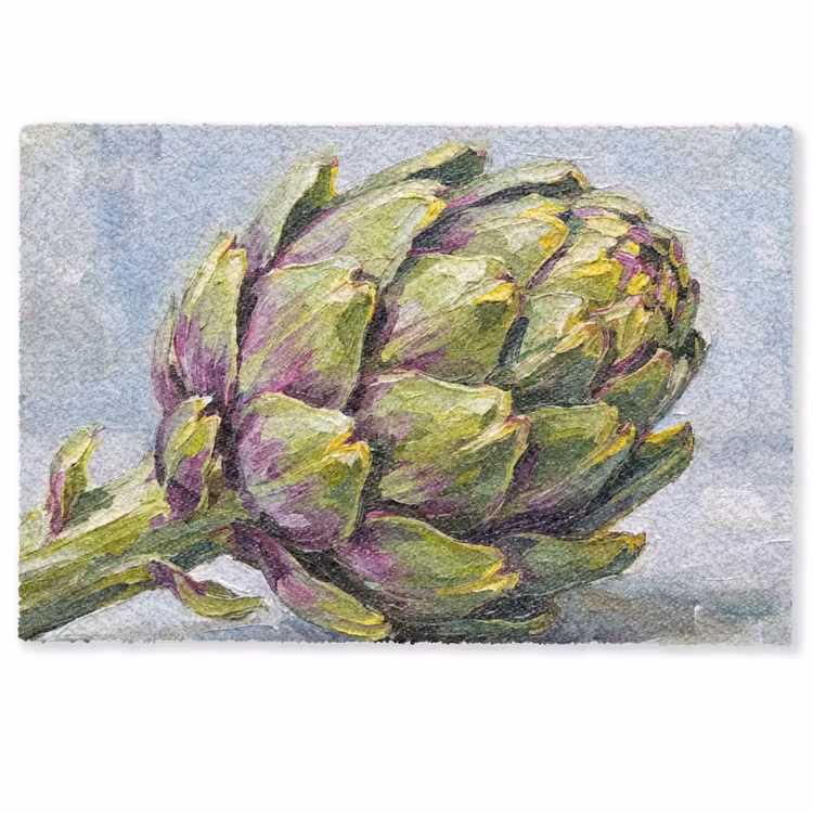 Deurmat - Eten - Artisjok - Modern — 1