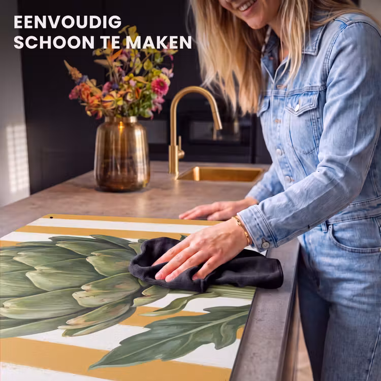 Inductie beschermer en spatscherm (2in1) - Artisjok - Modern - Groente — 5