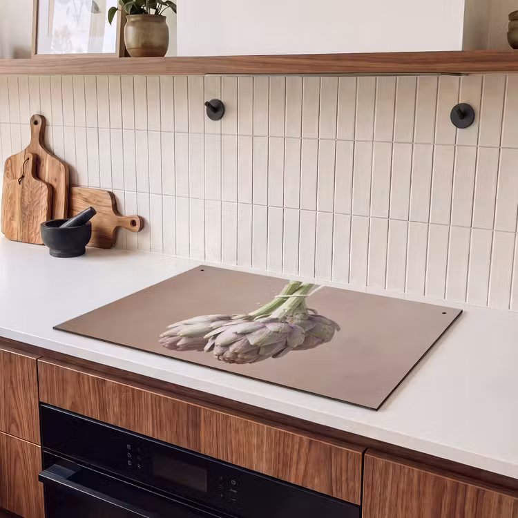 Inductie beschermer en spatscherm (2in1) - Artisjokken - Hangend - Groenten — 3