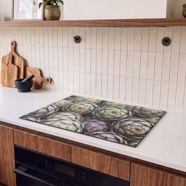 Inductie beschermer en spatscherm (2in1) - Groenten - Vers - Eten — 3
