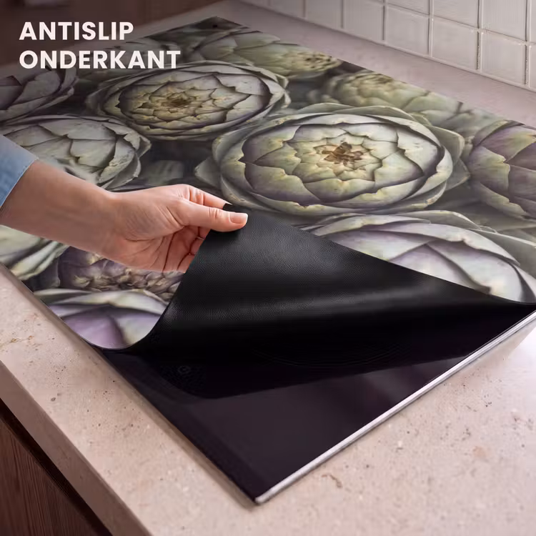 Inductie beschermer en spatscherm (2in1) - Groenten - Vers - Eten — 4