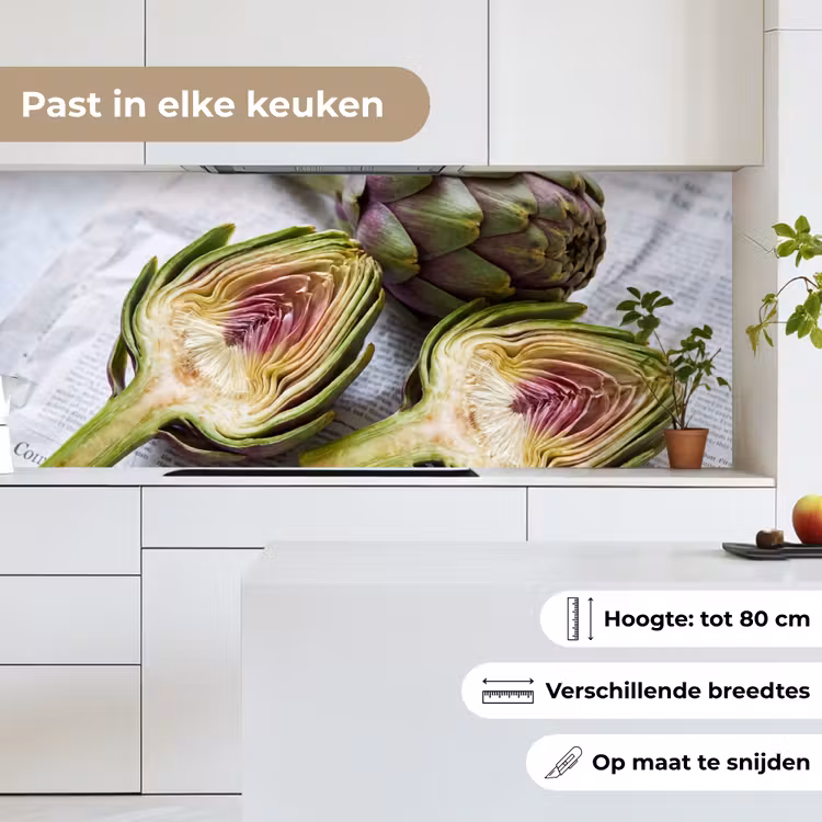 Keuken achterwand - Artisjok - Doorgesneden - Eten — 4