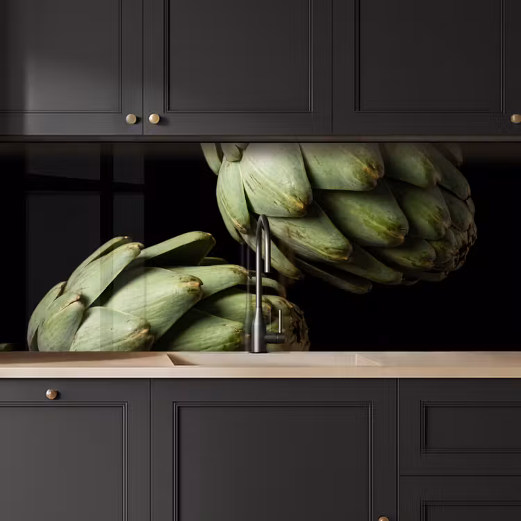Keuken achterwand - Artisjok - Groen - Eten — 6