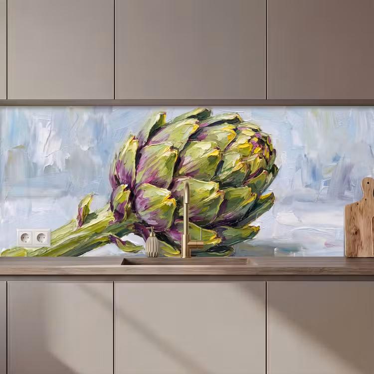 Keuken achterwand - Eten - Artisjok - Modern — 1