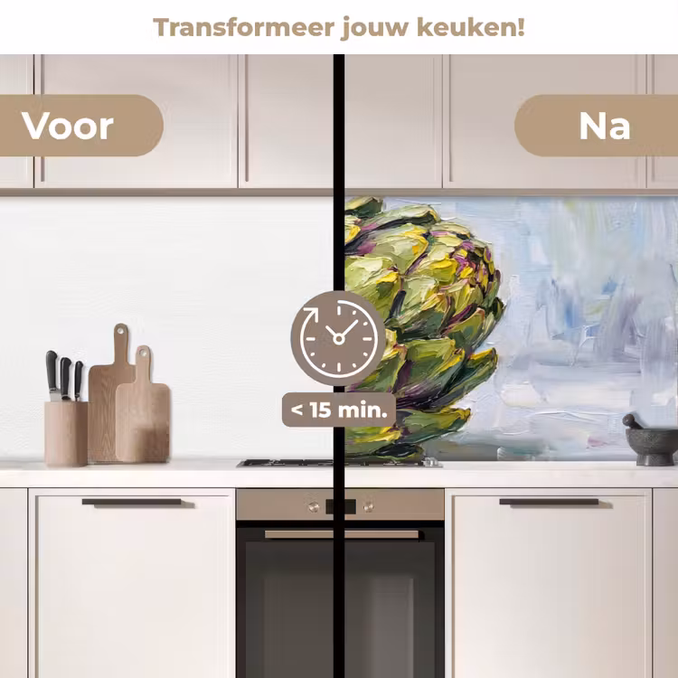 Keuken achterwand - Eten - Artisjok - Modern — 2