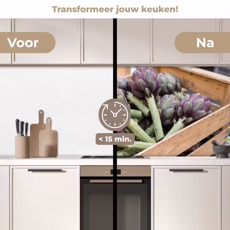Keuken achterwand - Groenten - Markt - Vers — 2