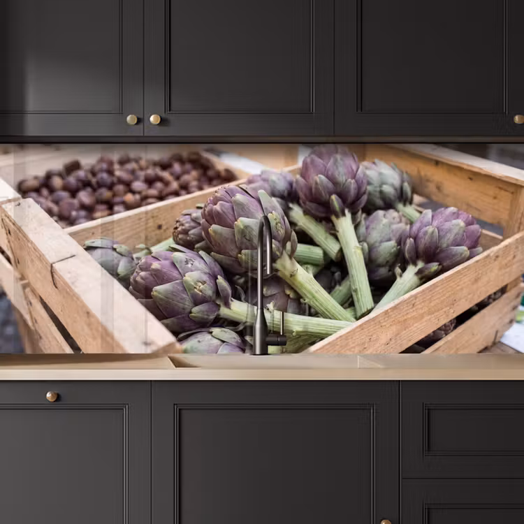 Keuken achterwand - Groenten - Markt - Vers — 6