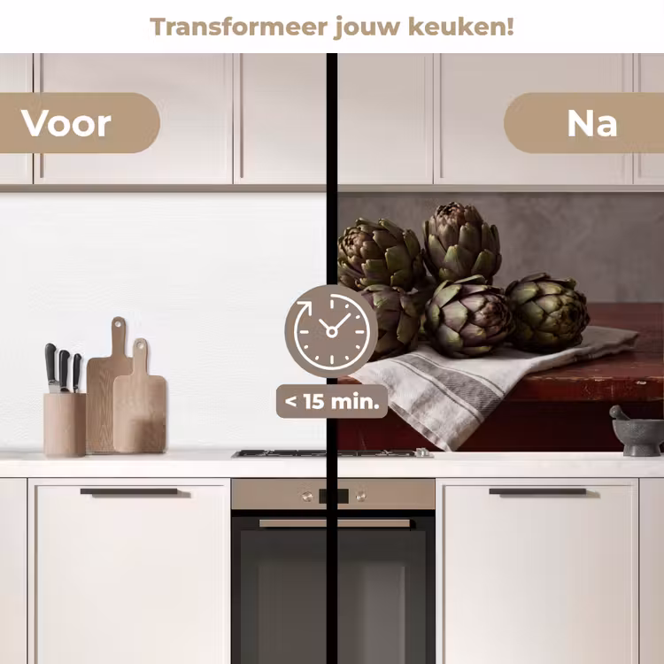 Keuken achterwand - Artisjok - Eten - Rustiek — 2