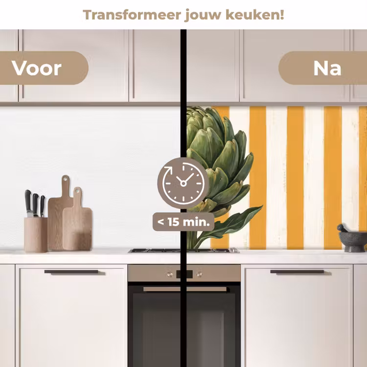 Keuken achterwand - Artisjok - Modern - Groente — 2