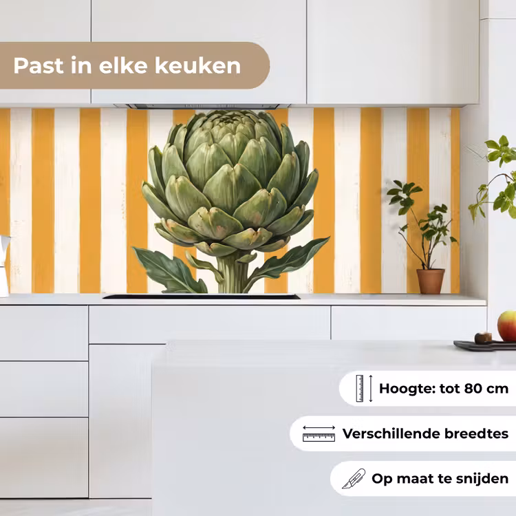 Keuken achterwand - Artisjok - Modern - Groente — 4