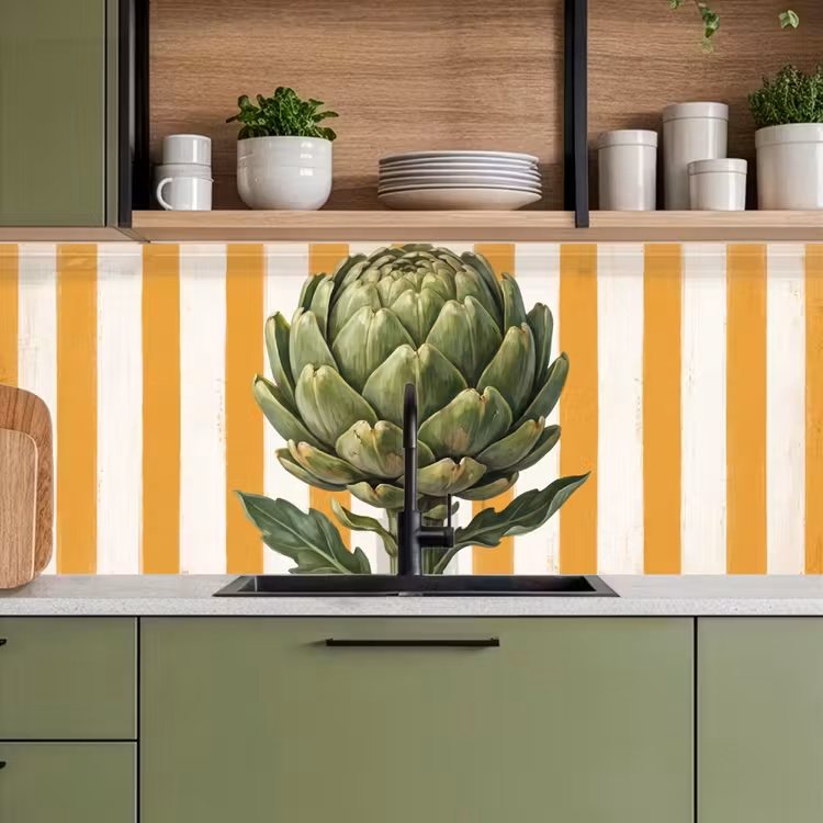 Keuken achterwand - Artisjok - Modern - Groente — 5