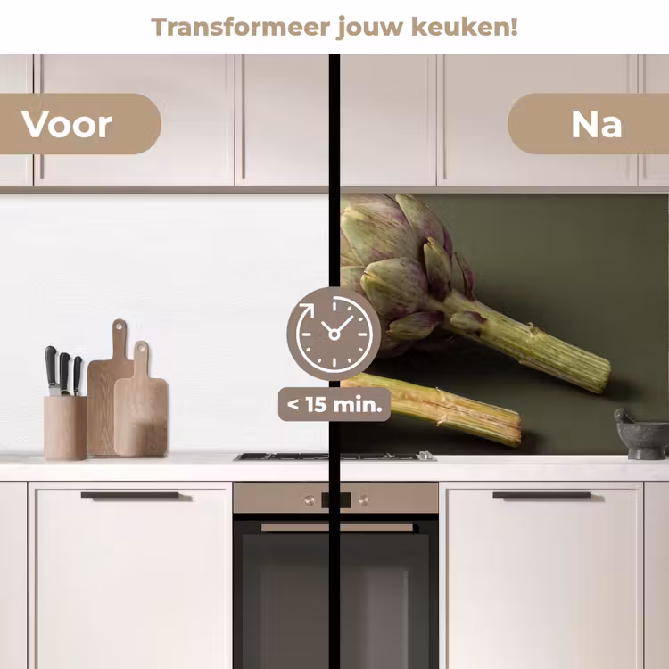 Keuken achterwand - Artisjok - Paars - Voedsel — 2