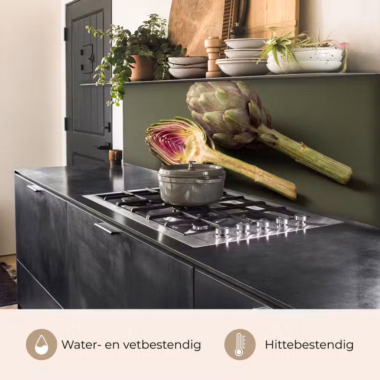 Keuken achterwand - Artisjok - Paars - Voedsel — 3